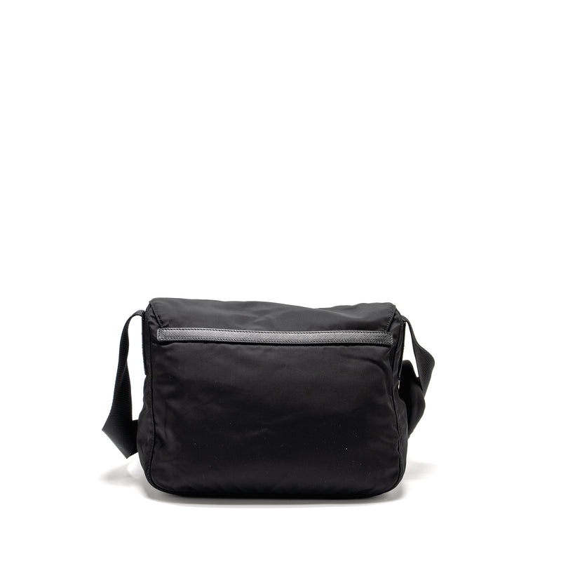 Prada Messenger Bag Re-Nylon Black SHW