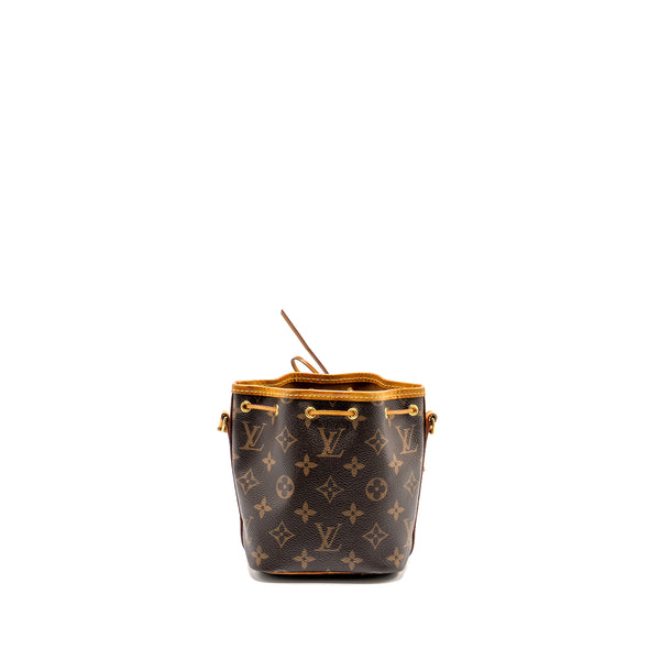 Louis Vuitton Nano Noe Monogram Canvas GHW