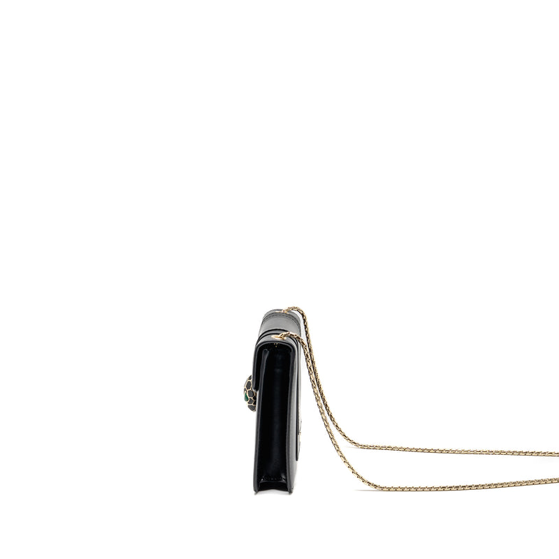 Bvlgari Serpenti Forever Crossbody bag Calfskin Black LGHW