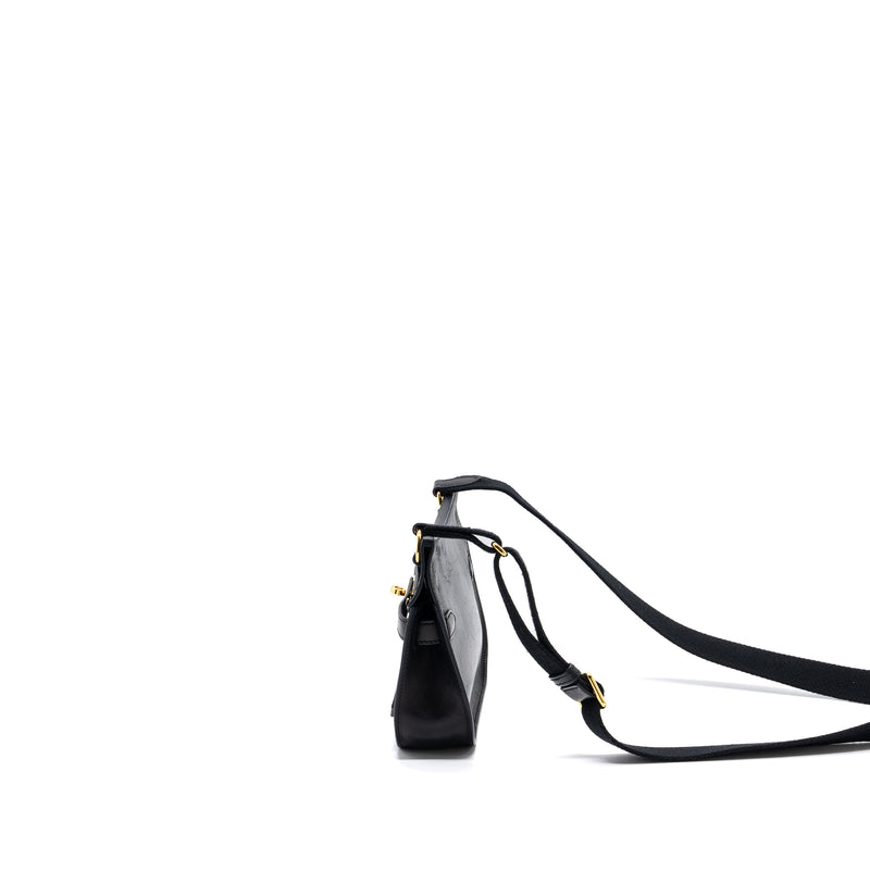 Hermes Mini Jypsiere Evergrain Black GHW Stamp B