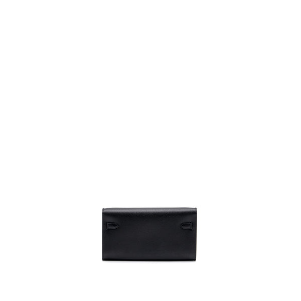 Hermes Kelly To Go Epsom Black SHW Stamp U