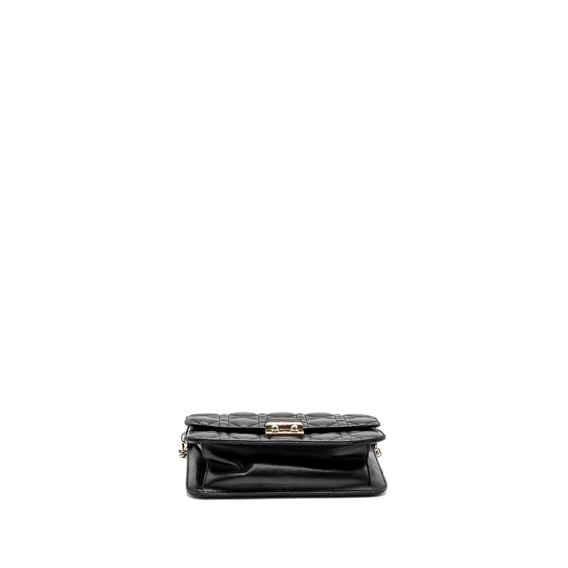 Dior Miss Dior Promenade Pouch Bag Lambskin Black SHW