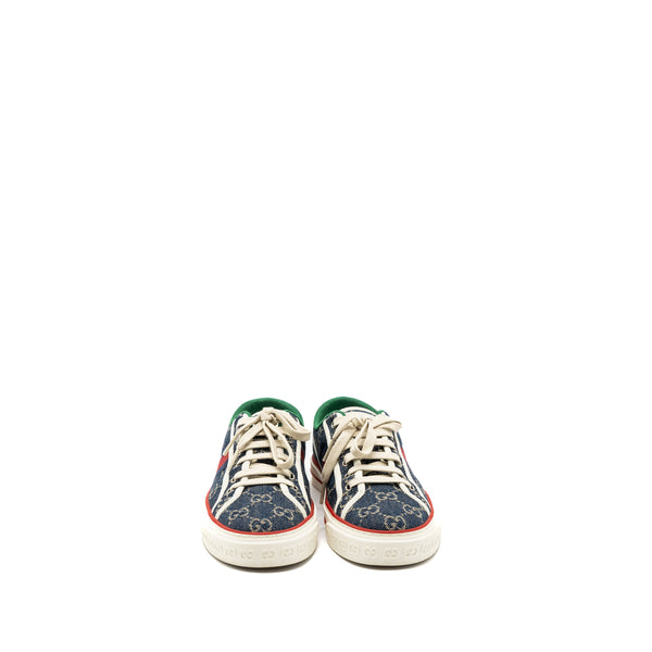 Gucci Size 39 Denim Sneakers Multicolour