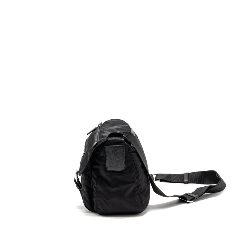 Prada Messenger Bag Re-Nylon Black SHW