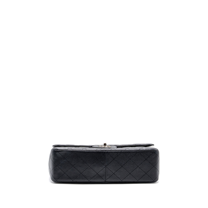 Chanel Jumbo Classic Single Flap Bag Caviar Black SHW