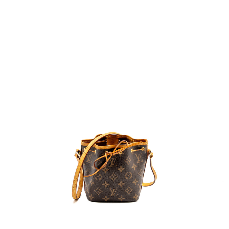 Louis Vuitton Nano Noe Monogram Canvas GHW