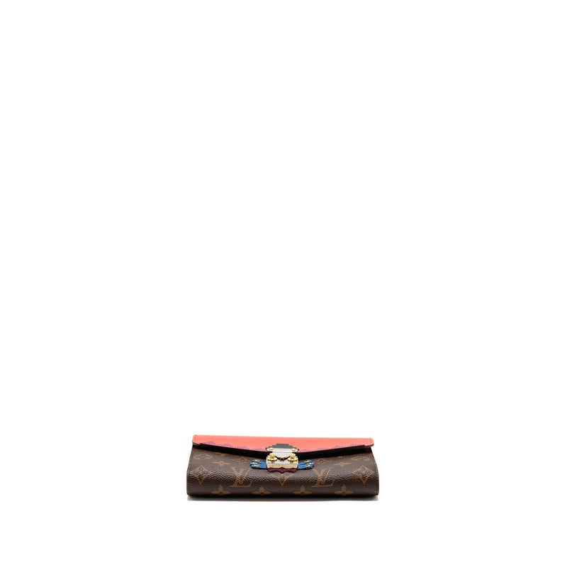 Louis Vuitton Totem Chain Wallet Monogram Cavas/Calfskin Multicolour with Multicolour Hardware