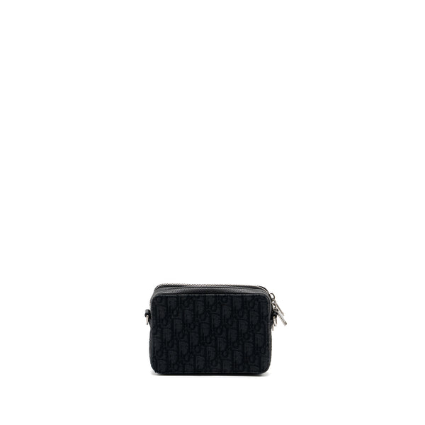 Dior Pouch With Strap Black Dior Oblique Jacquard SHW