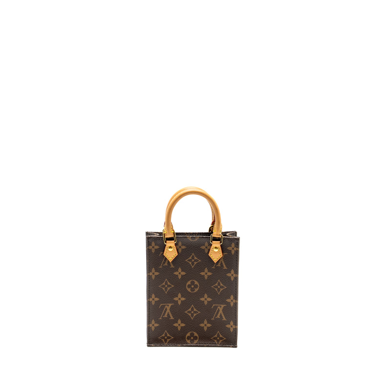 LOUIS VUITTON Petit Sac Plat Monogram Canvas GHW