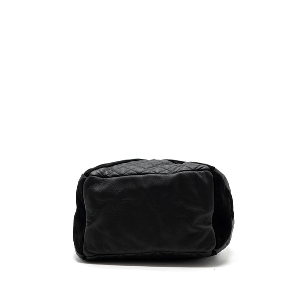 Chanel Bucket Bag Goatskin/Sue Calfskin Black SHW