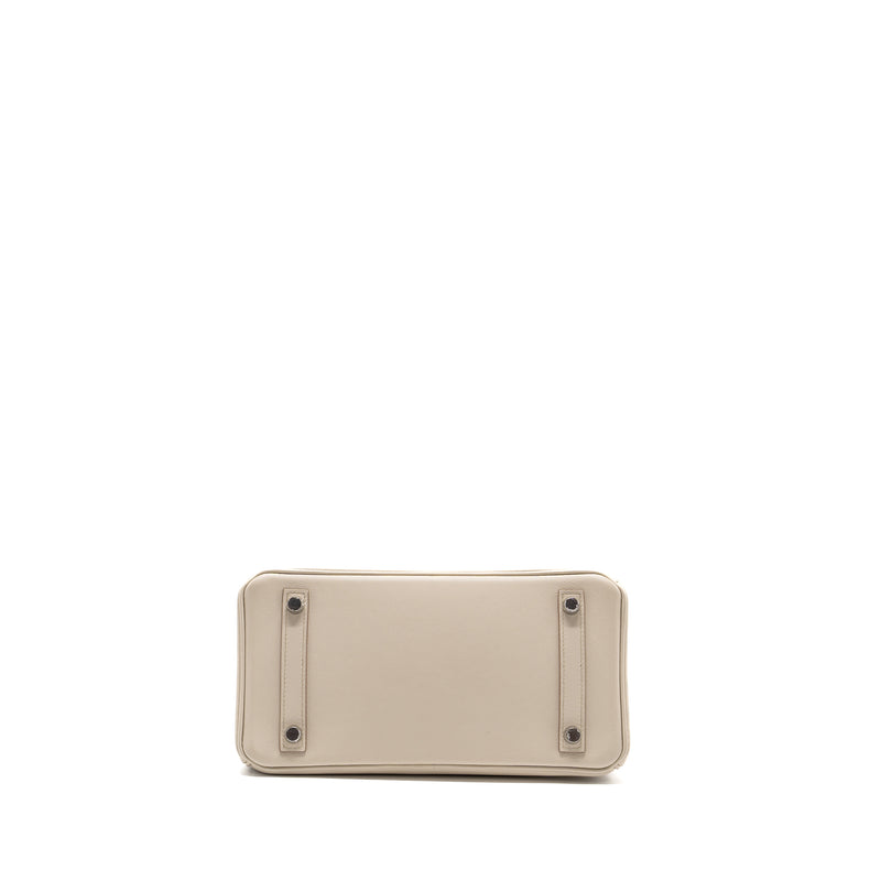 Hermes Birkin 25 Swift Beton SHW Stamp C