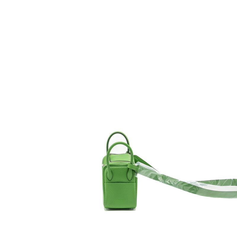 Hermes Mini Lindy Clemence Vert Yucca SHW stamp B