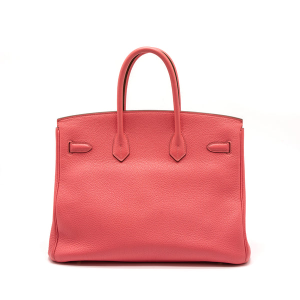 Hermes Birkin 35 Togo Rose Lipstick GHW