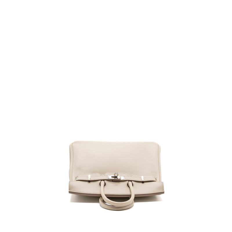 Hermes Birkin 25 Swift Beton SHW Stamp C