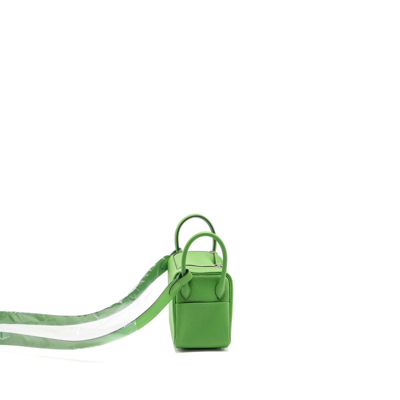 Hermes Mini Lindy Clemence Vert Yucca SHW stamp B