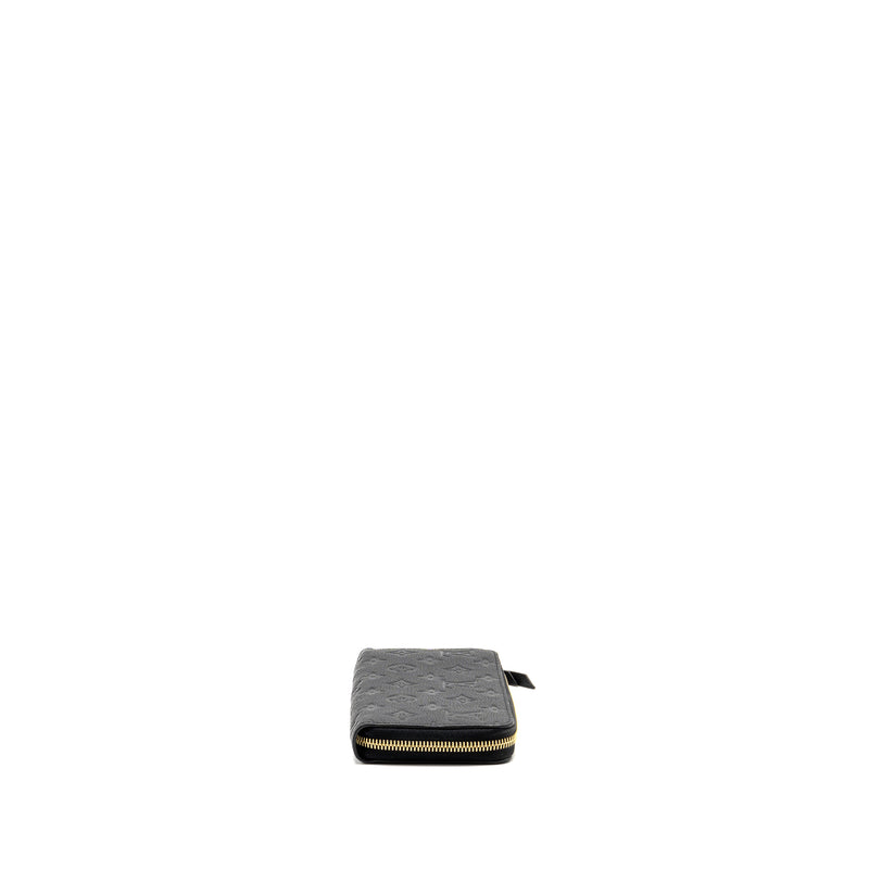 Louis Vuitton Zippy Long Wallet Embossed Monogram Empreinte Leather Black GHW