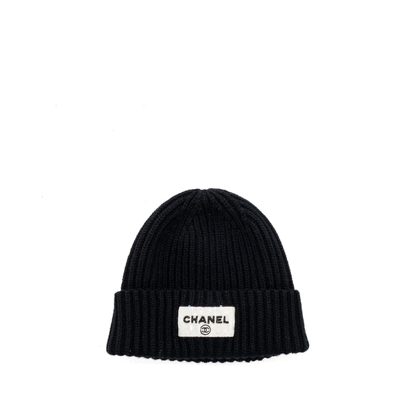 Chanel Beanie Hat Cashmere Black