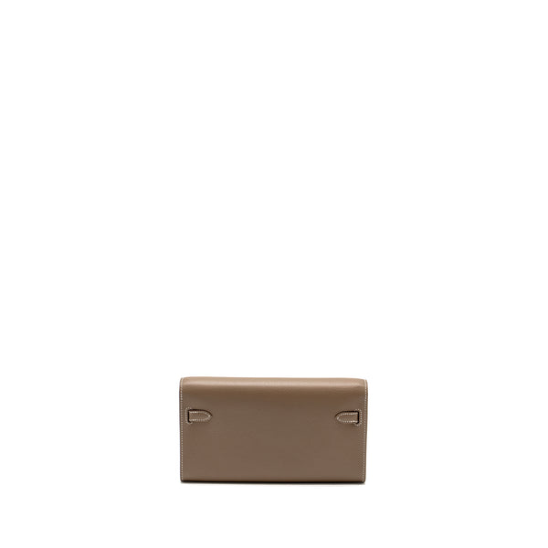 Hermes Kelly To Go Evercolor Etoupe GHW Stamp B