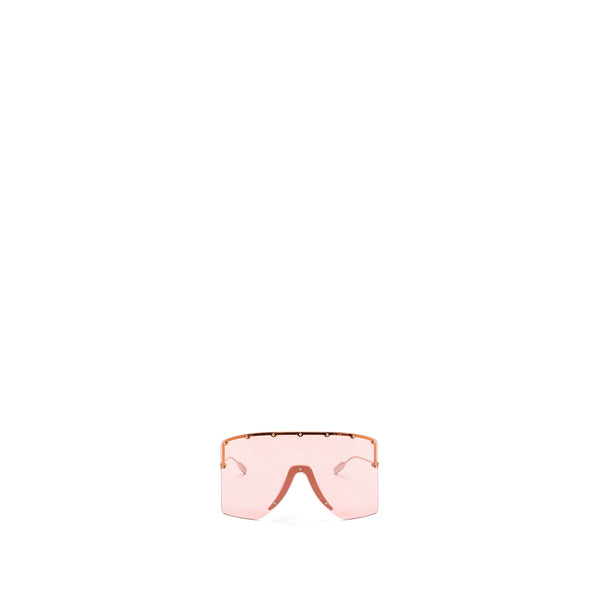 Gucci Mask-Frame Sunglasses GG1244S Multicolour Silver/Light Gold Tone