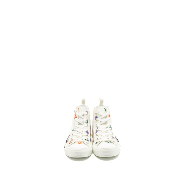 Dior Size 40 Kenny Scharf B23 Oblique High-top Sneaker White/Multicolour