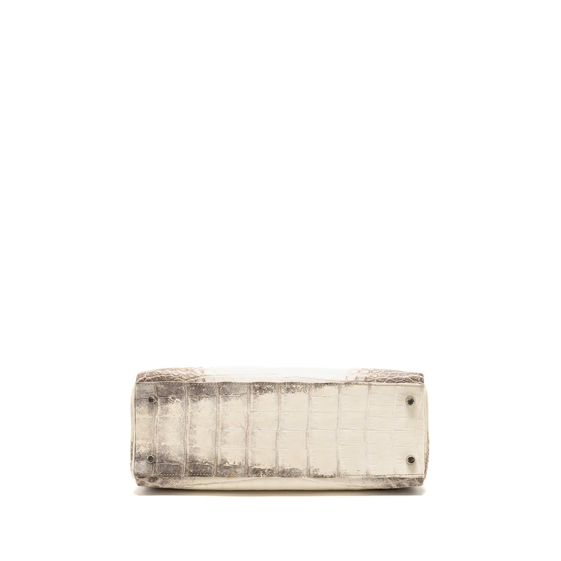 Hermes kelly 32 crocodile niloticus Himalaya blanc SHW stamp Y