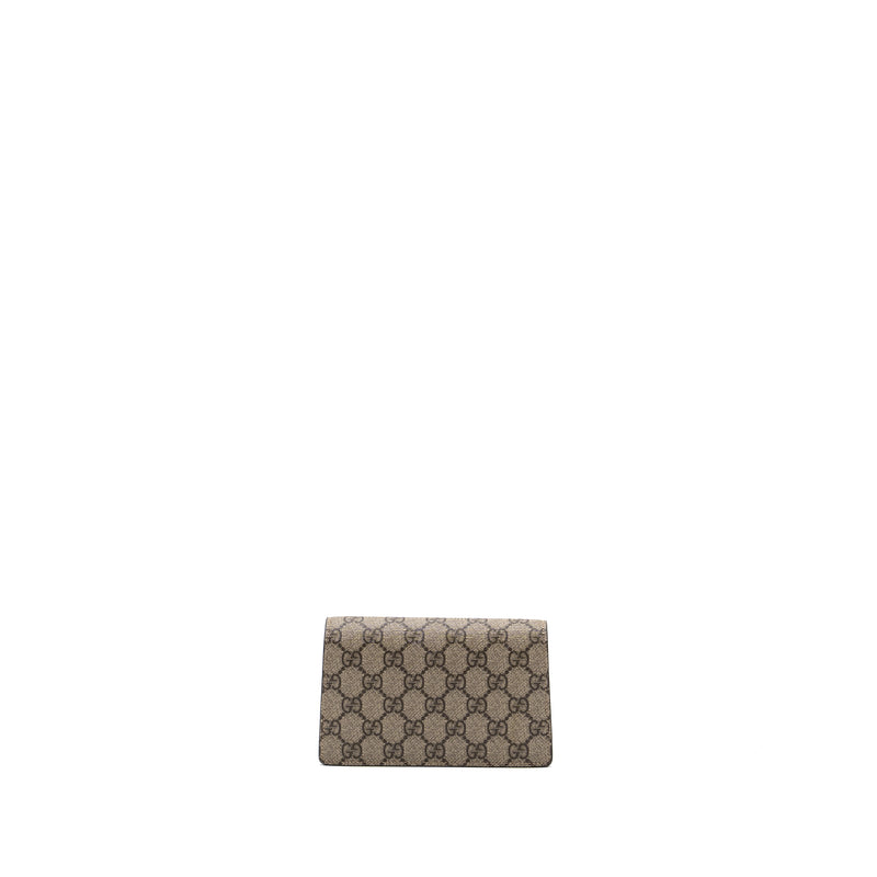 Gucci Dionysus Super Mini GG Supreme Canvas/Suede ruthenium silver hardware