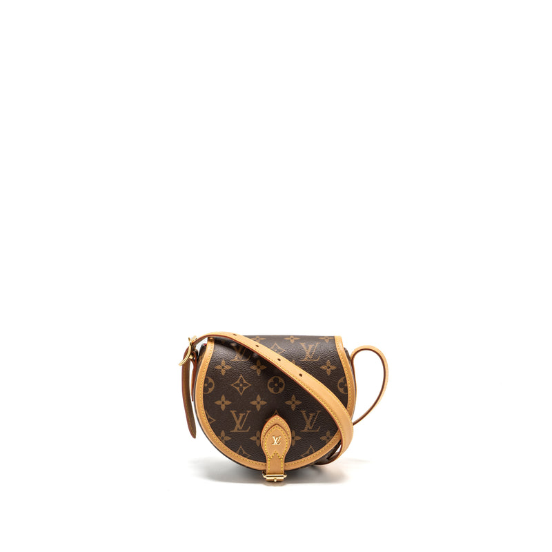 Louis Vuitton tambourin bag monogram canvas GHW
