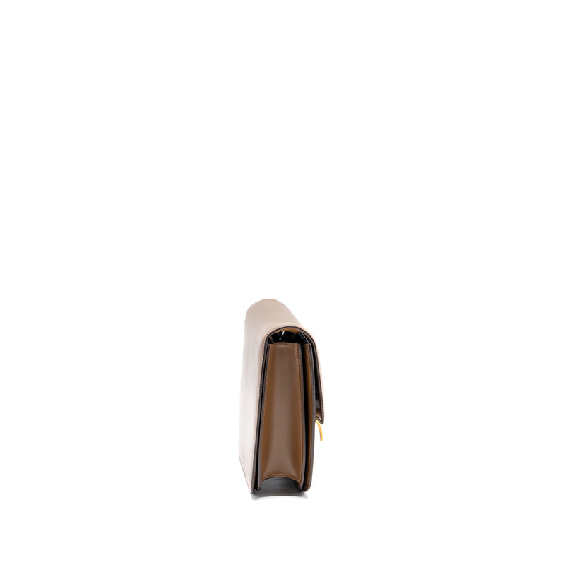 Celine Medium Box Calfskin Camel GHW