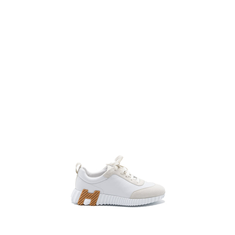 Hermes size 37.5 bouncing sneaker blanc