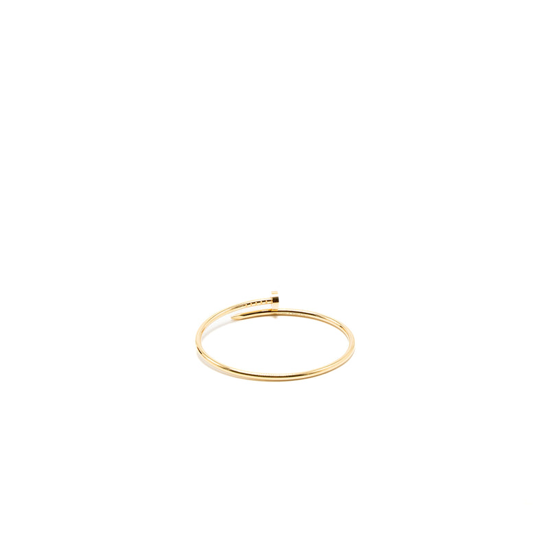 Cartier Size 16 Juste Un Clou Bracelet Small Model Yellow Gold