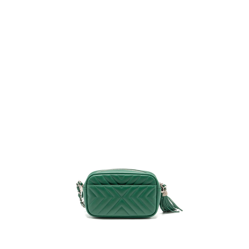 Chanel Small Camera Bag Calfskin Green SHW