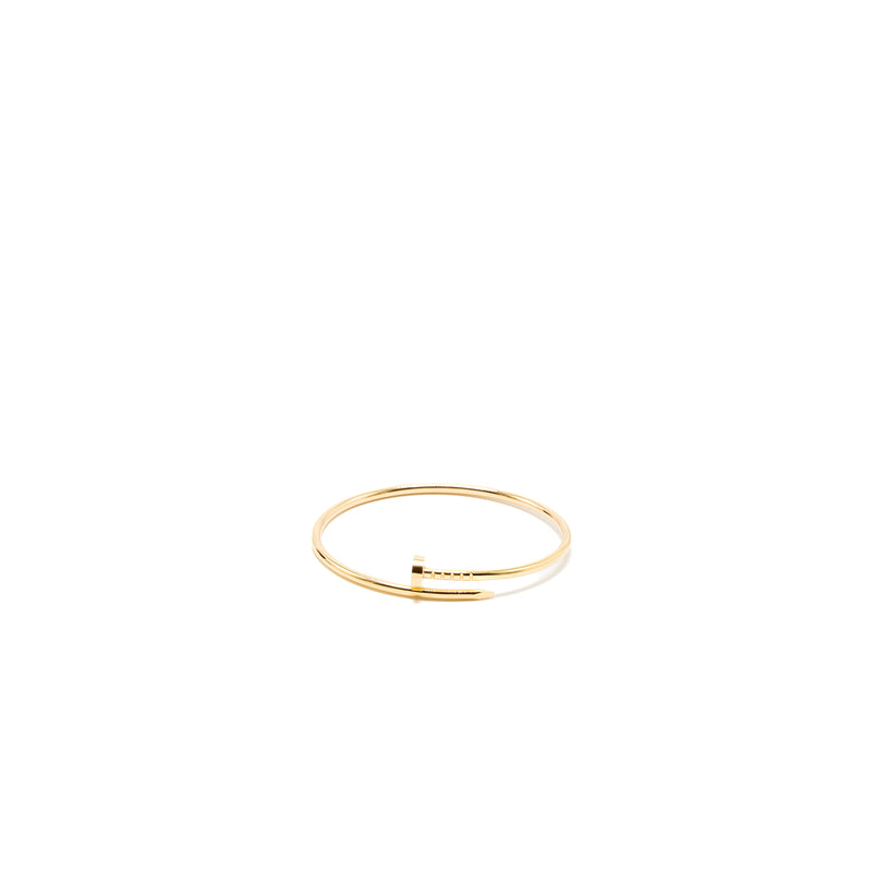 Cartier Size 16 Juste Un Clou Bracelet Small Model Yellow Gold
