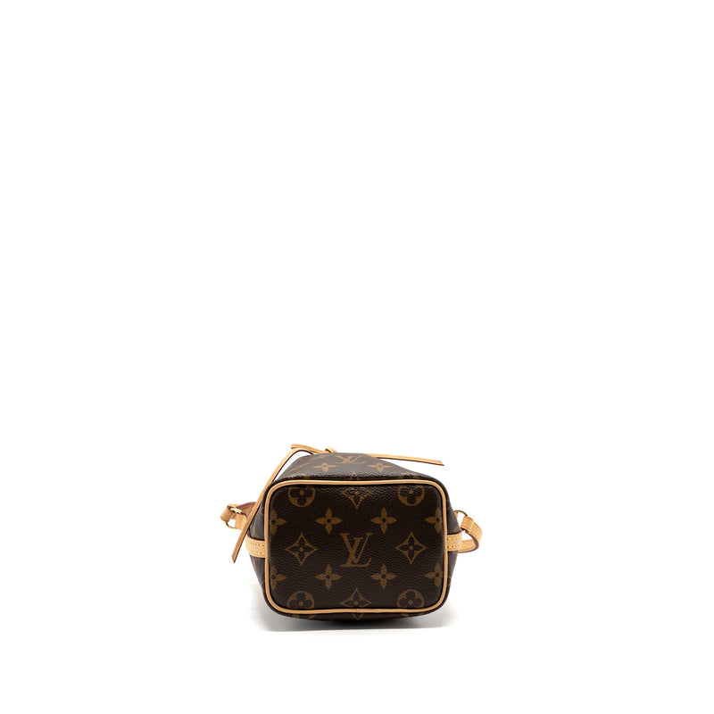 Louis Vuitton Nano Noe Monogram Canvas GHW