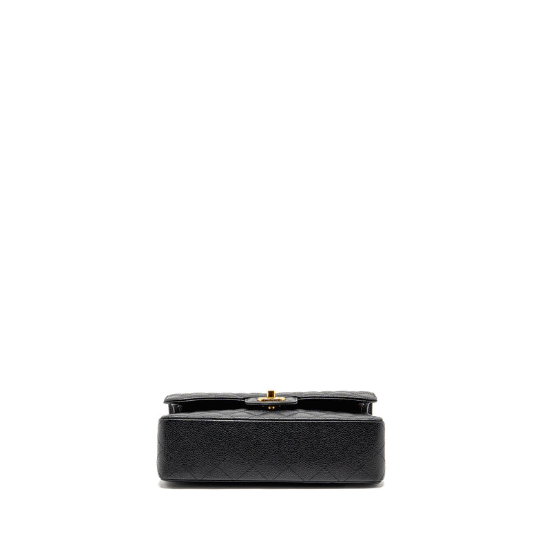 Chanel Small Classic Double Flap Bag Caviar Black GHW (Microchip)