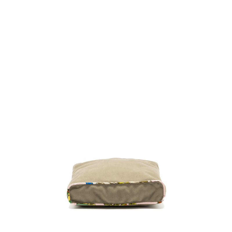 Hermes Petit Sac De Toile/Clemence Multicolour SHW