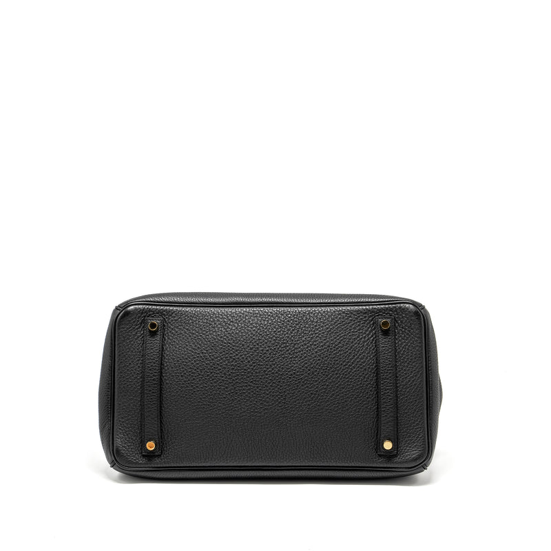 Hermes Birkin 35 Togo Black GHW Stamp Square O