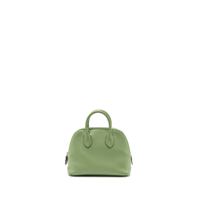 Hermes Mini Bolide Evercolor Vert Criquet SHW Stamp Z