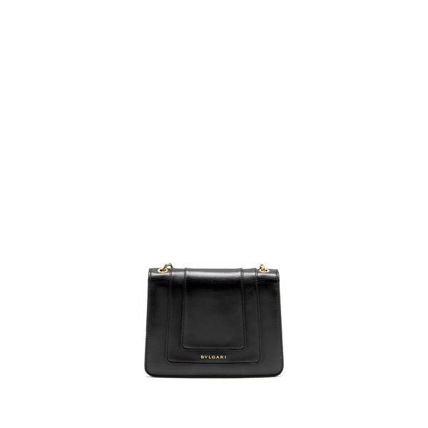 Bvlgari Serpenti Forever Crossbody Bag Calfskin Black LGHW