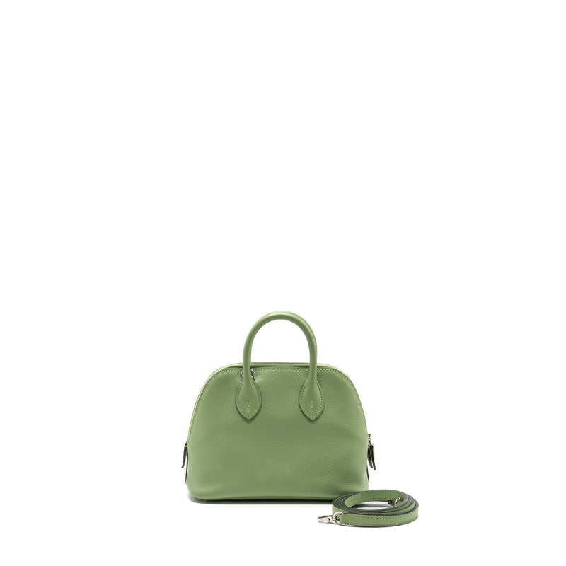 Hermes Mini Bolide Evercolor Vert Criquet SHW Stamp Z