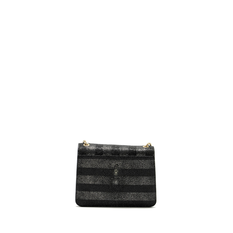 Bvlgari Serpenti Forever Bag galuchat black/ grey LGHW