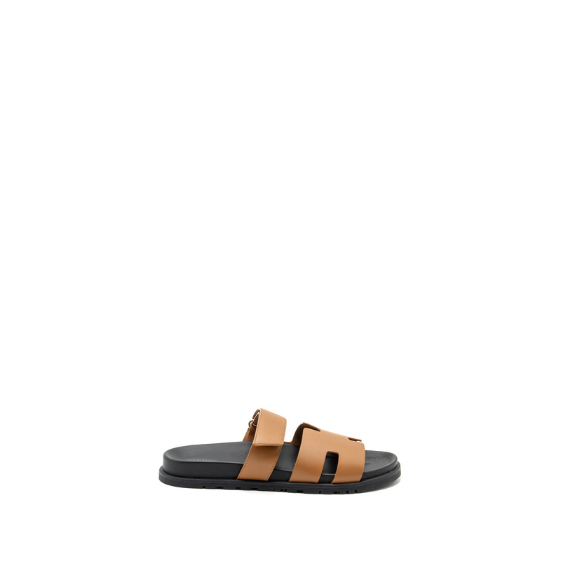 Hermes Size 43 Chypre Sandals Naturel