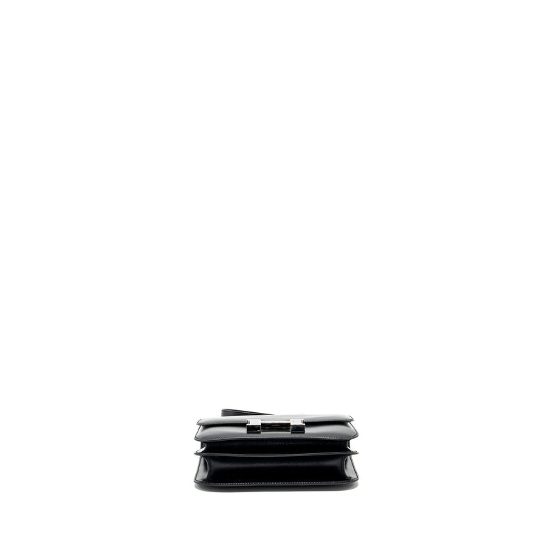 Hermes Mini Constance box calfskin black SHW stamp Y