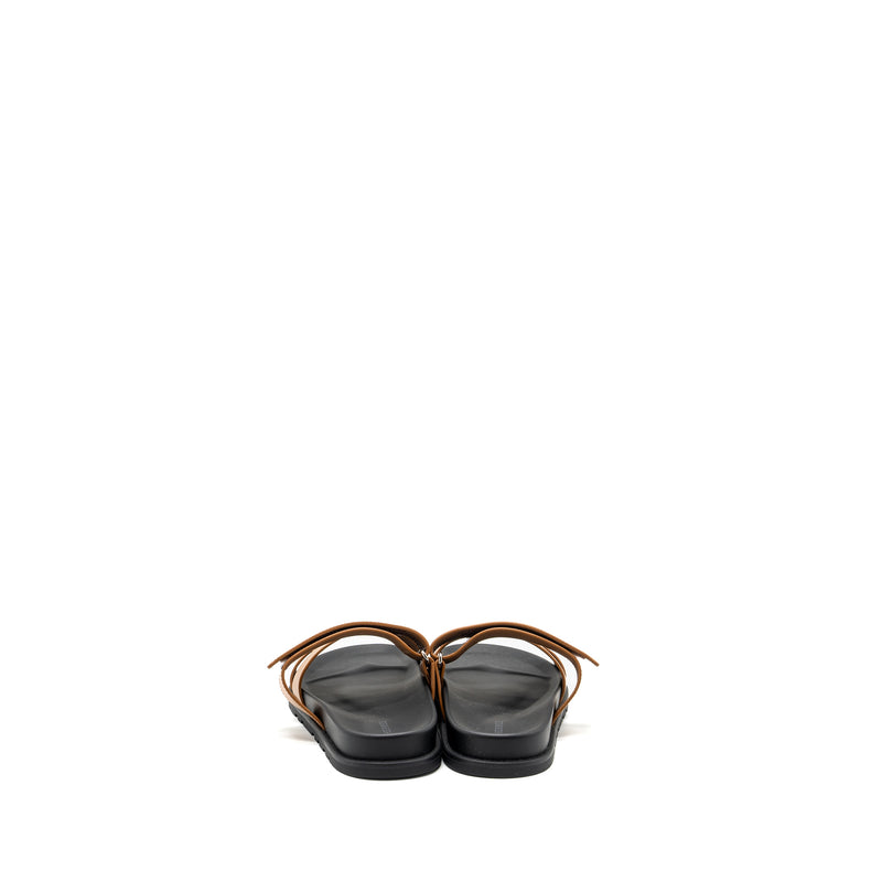 Hermes Size 43 Chypre Sandals Naturel