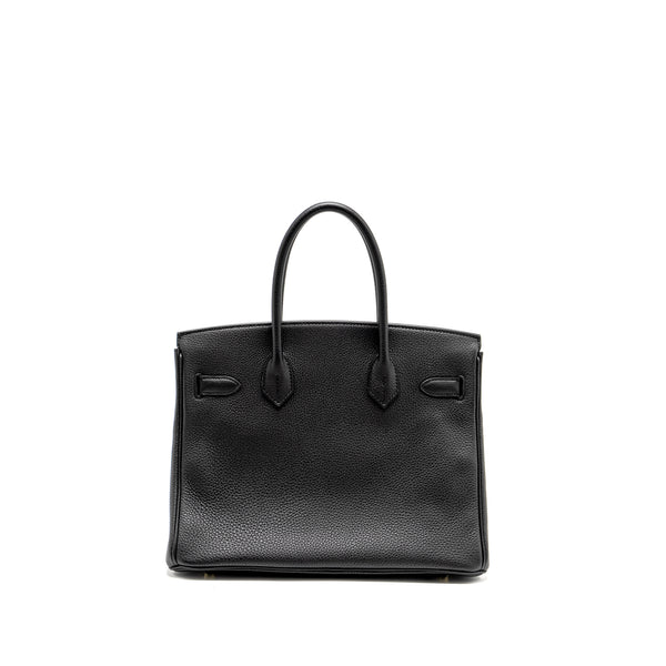 Hermes Birkin 30 Togo Black GHW Stamp D