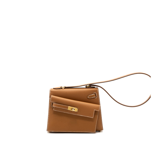 Hermes kelly sellier en desordre 20 epsom gold GHW stamp U