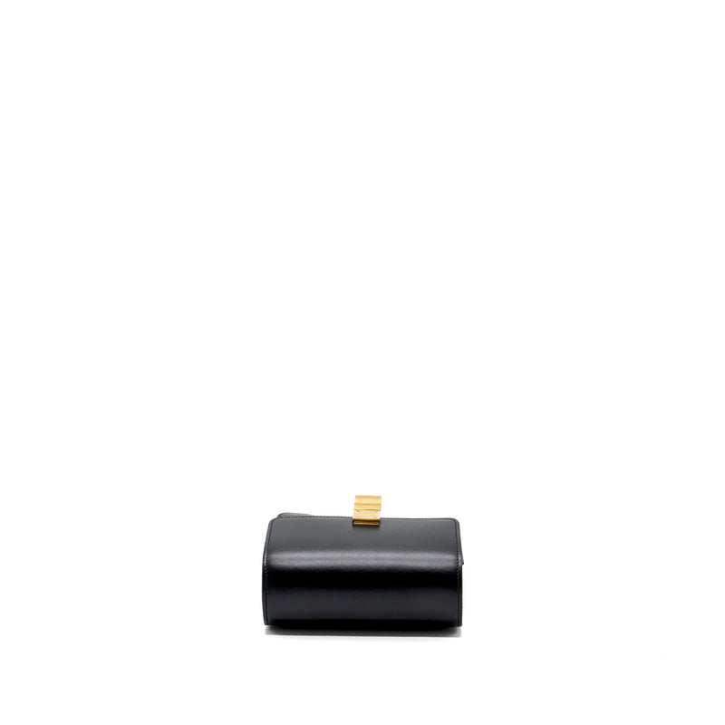 Celine mini classic box bag calfskin Black GHW