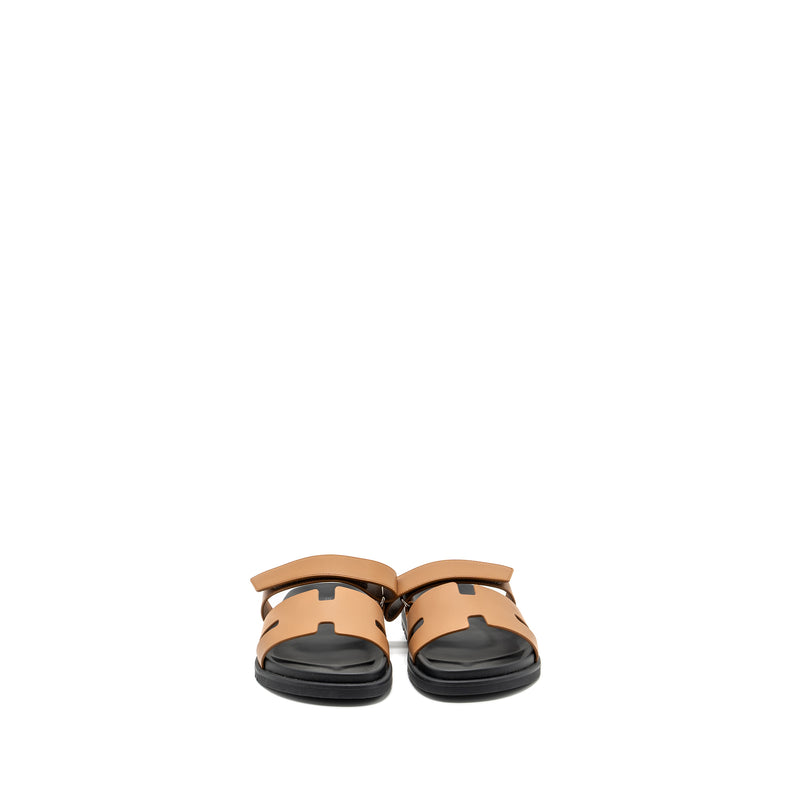 Hermes Size 43 Chypre Sandals Naturel
