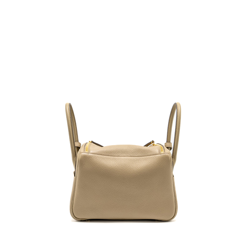 Hermes Lindy 26 Clemence Beige Marfa GHW Stamp W