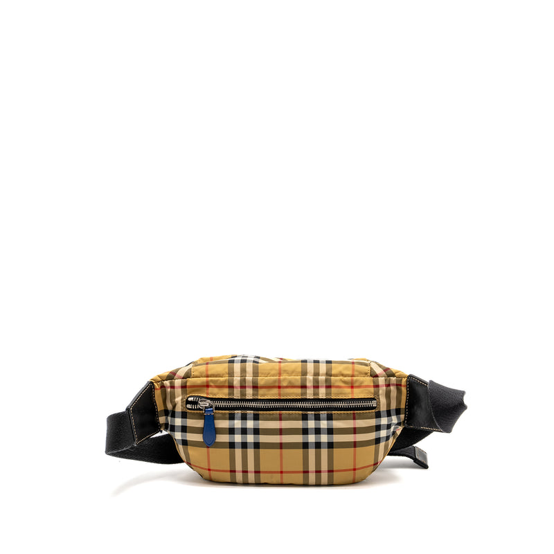 Burberry Belt Bag Check Nylon Multicolour SHW