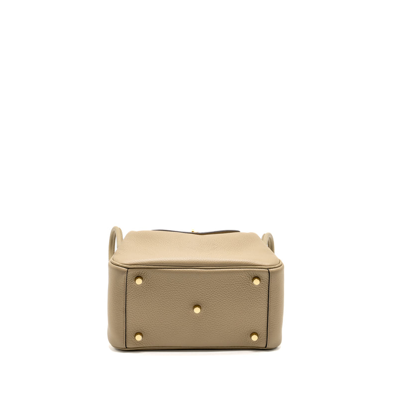 Hermes Lindy 26 Clemence Beige Marfa GHW Stamp W